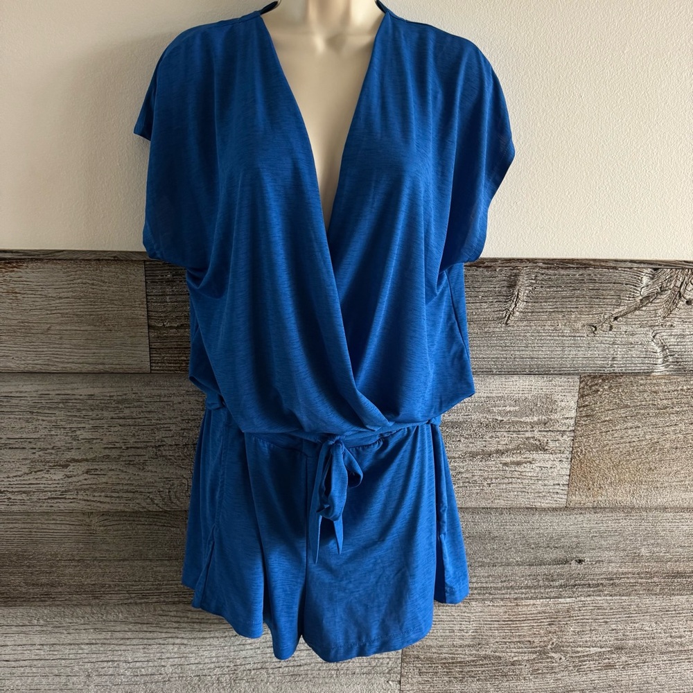 Lauren Ralph Lauren Blue Romper Size Large (R1)